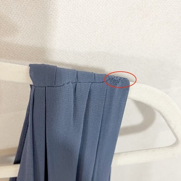 Lulus Heavenly Hues Chiffon Formal Maxi Dress Gown V-neck Empire Waist - Size XS - Picture 11 of 12